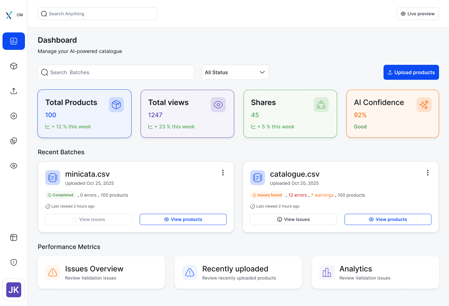 Analytics Dashboard